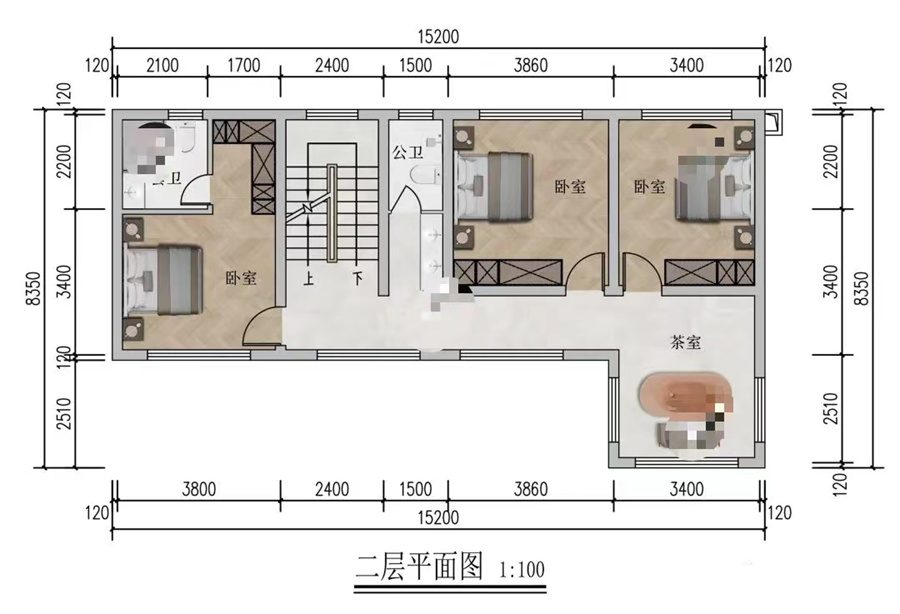 二層196平新中式輕鋼別墅房屋